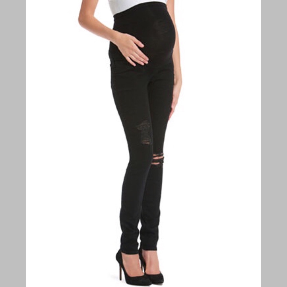 Jessica Simpson Maternity Distressed Skinny Jeans